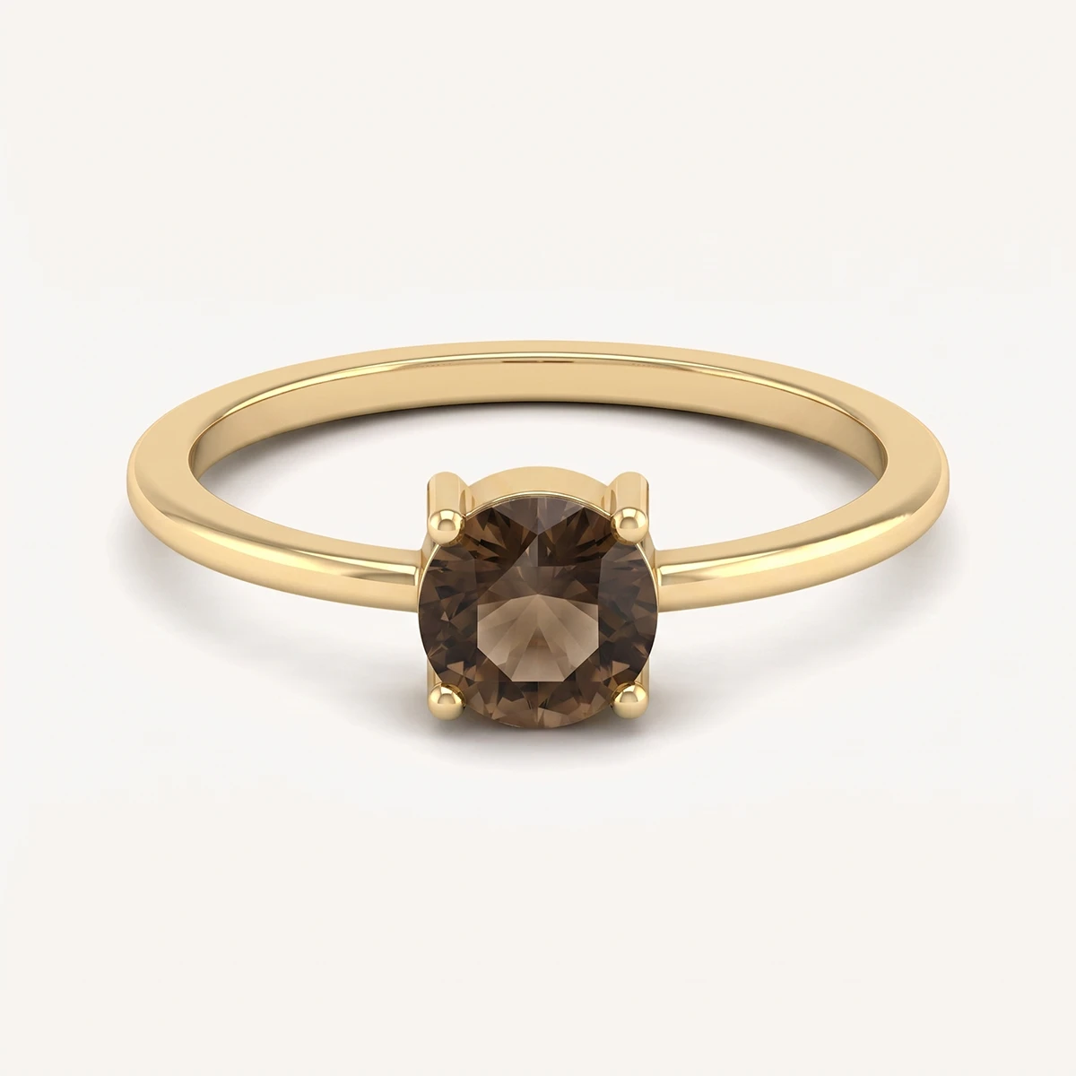 Smoky Quartz Petite Ring