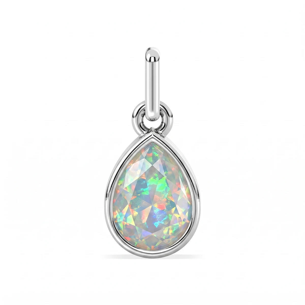 Emily Pear Cut Opal Charm