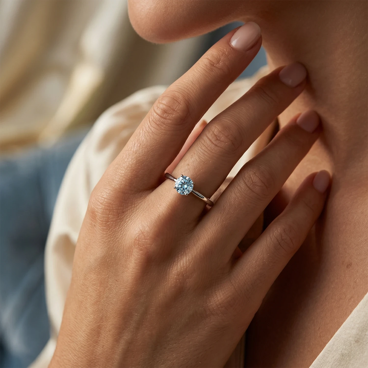 Buy Sky Blue Topaz Gemstone online Jewelry in USA