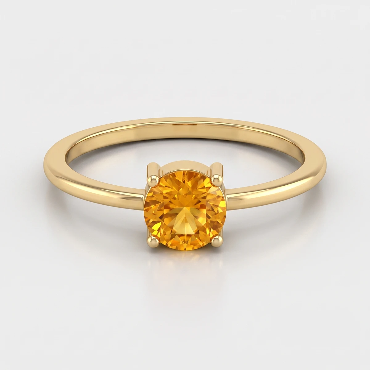 Citrine Petite Ring