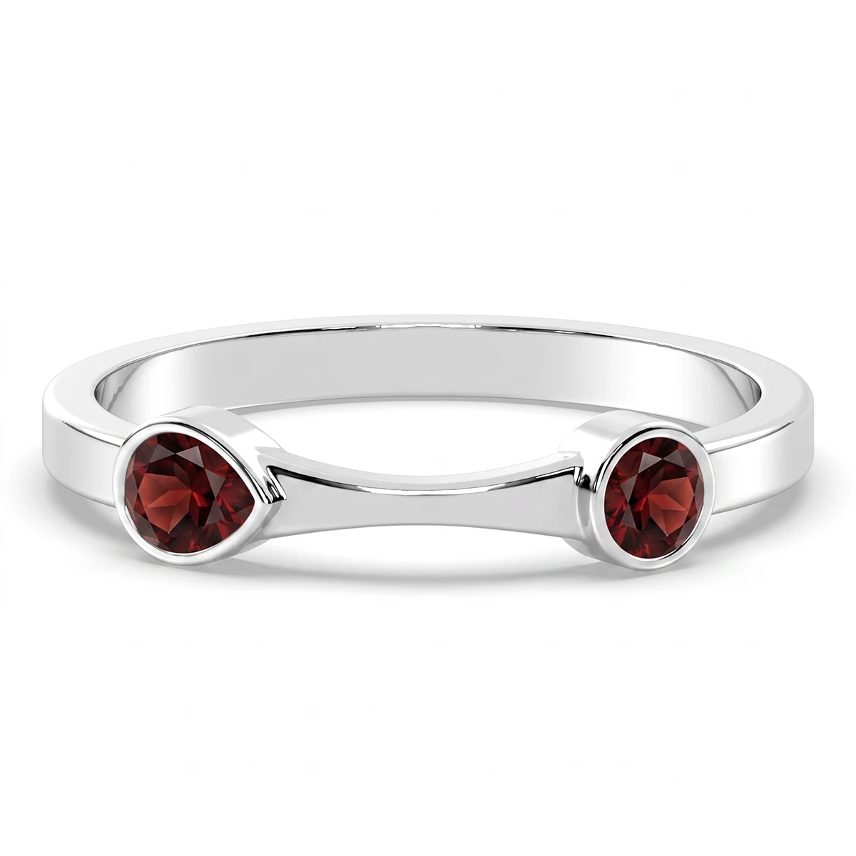 Chloe Garnet Multi Stone Ring