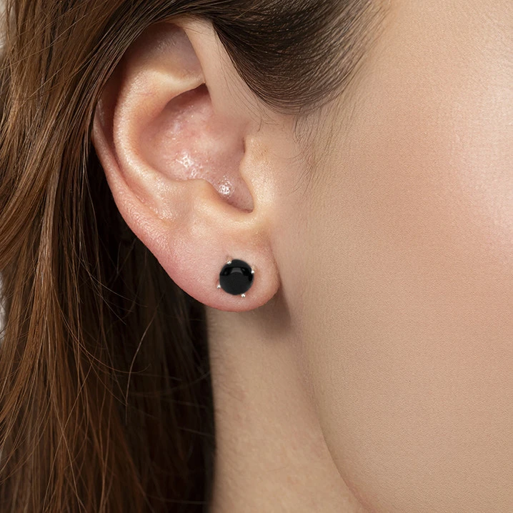 Black Onyx Studs