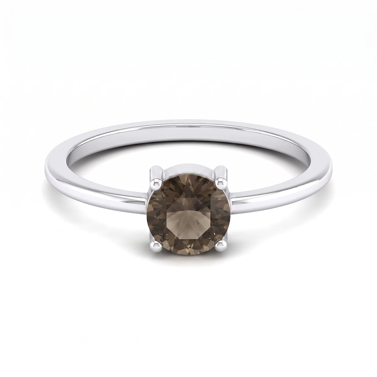 Smoky Quartz Petite Ring