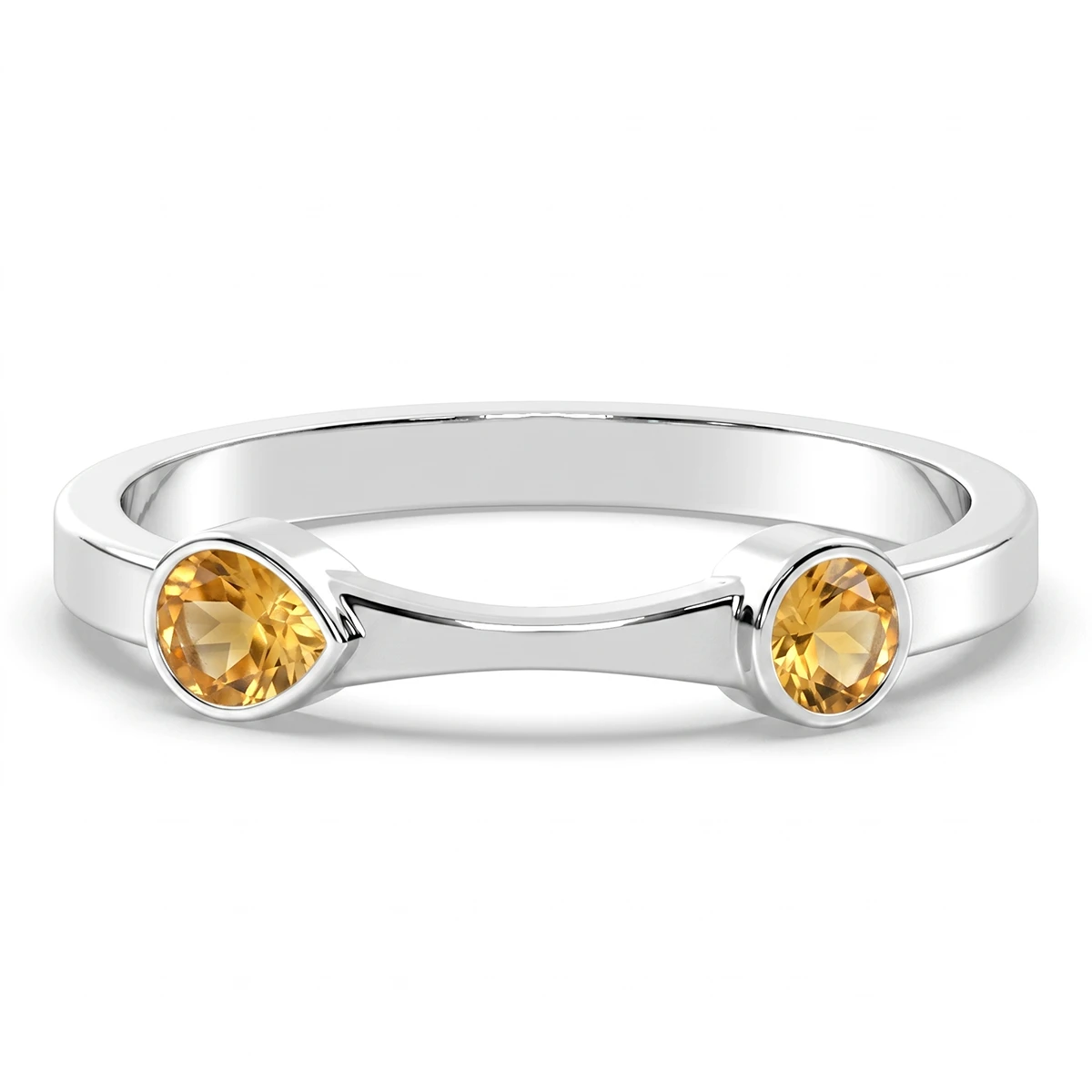 Chloe Citrine Multi Stone Ring