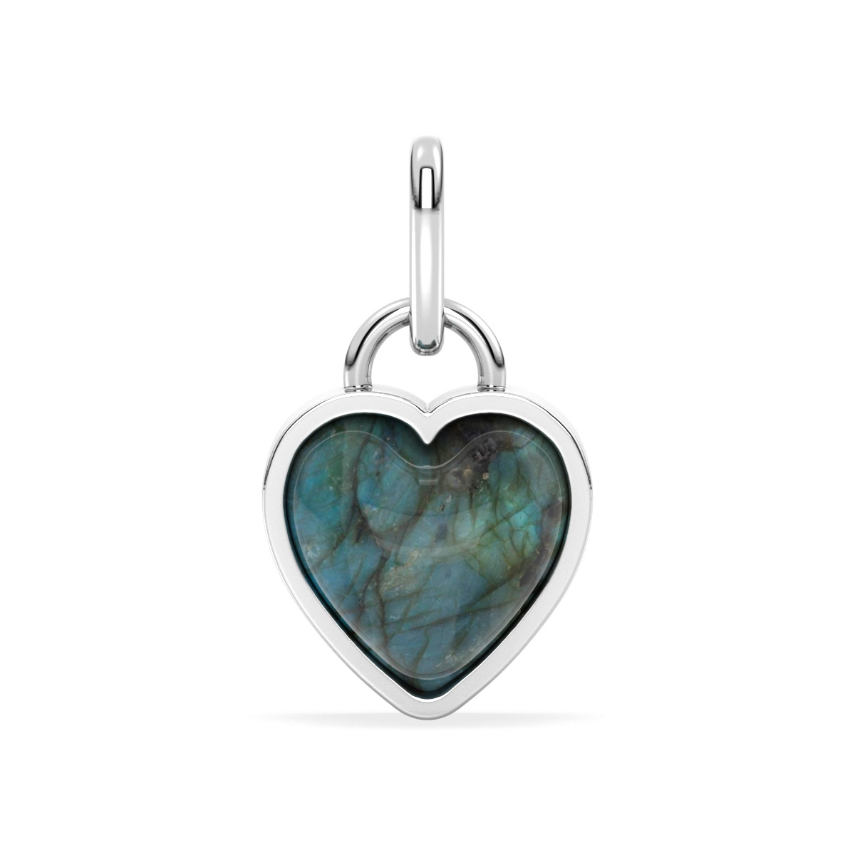 Eternal Glow Labradorite Heart charm