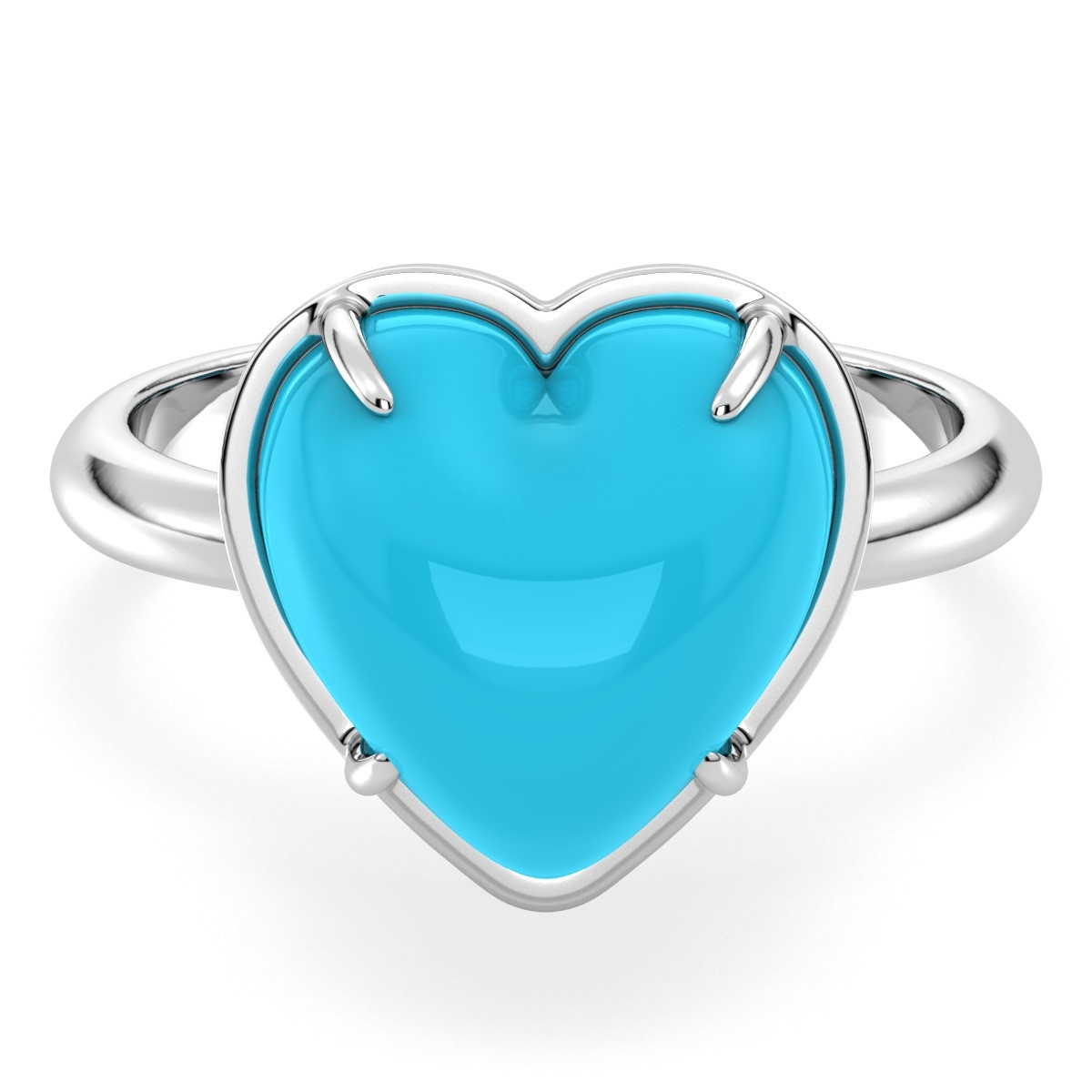 Riri Heart turquoise ring