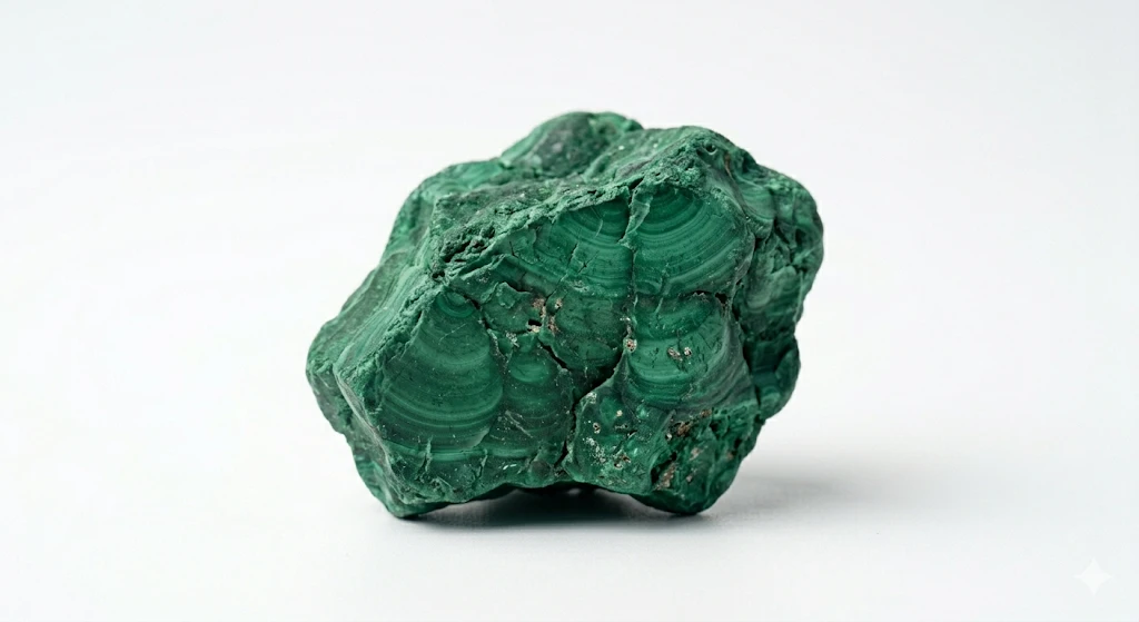 Malachite gemstone