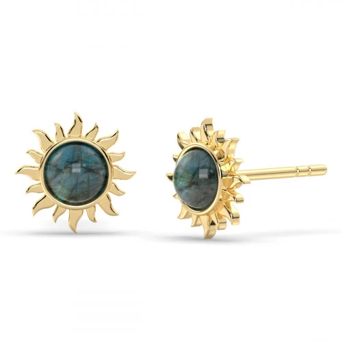 Labradorite Sunshine Stud earrings