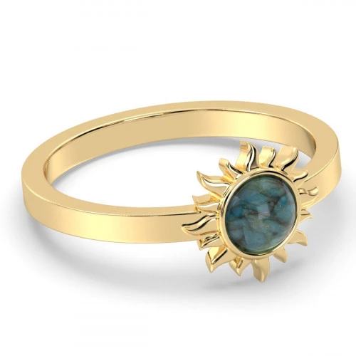 Labradorite Sun Rise Ring