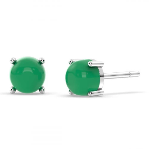 Green Onyx Stud earrings