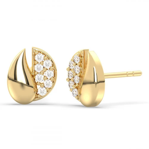 Janette White Topaz stud earrings
